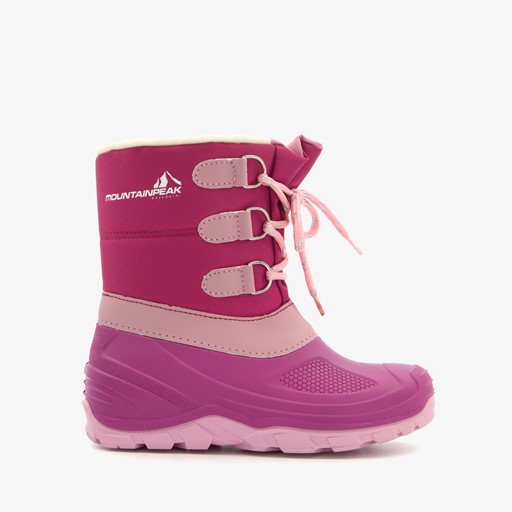 Gevoerde kinder snowboots roze