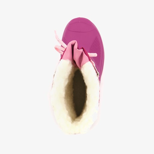 Gevoerde kinder snowboots roze