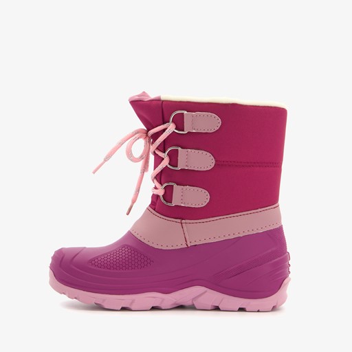 Gevoerde kinder snowboots roze