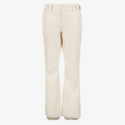 Dames softshell skibroek wit