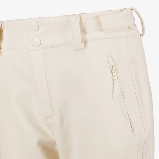 Dames softshell skibroek wit