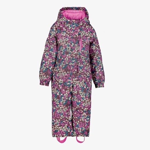 Kinder skipak met bloemetjes roze