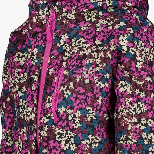 Kinder skipak met bloemetjes roze