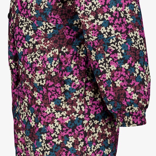 Kinder skipak met bloemetjes roze