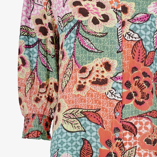 Dames blouse met bloemenprint