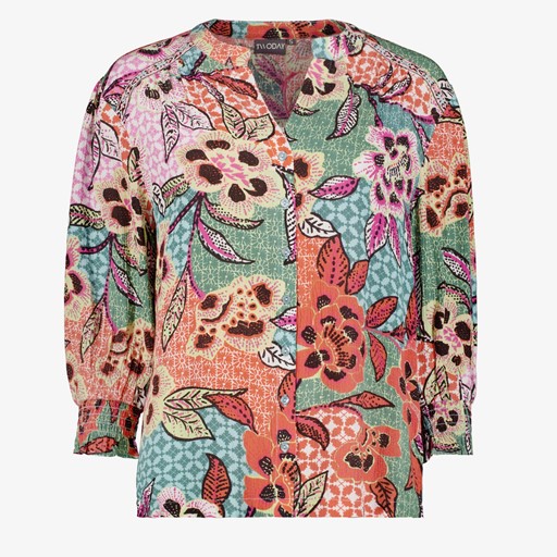 Dames blouse met bloemenprint