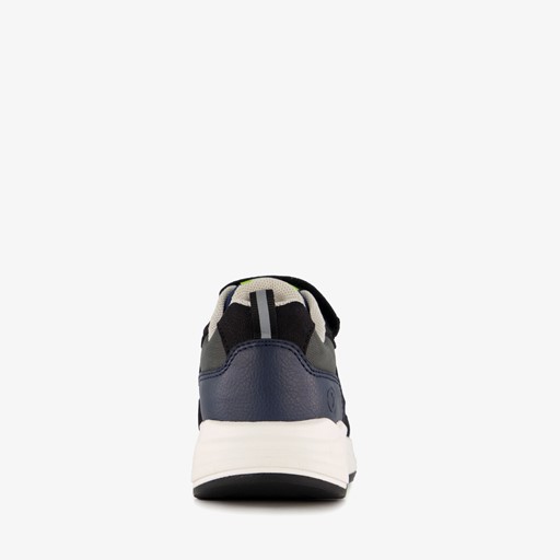 Jongens sneakers blauw zwart