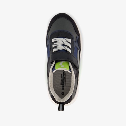 Jongens sneakers blauw zwart