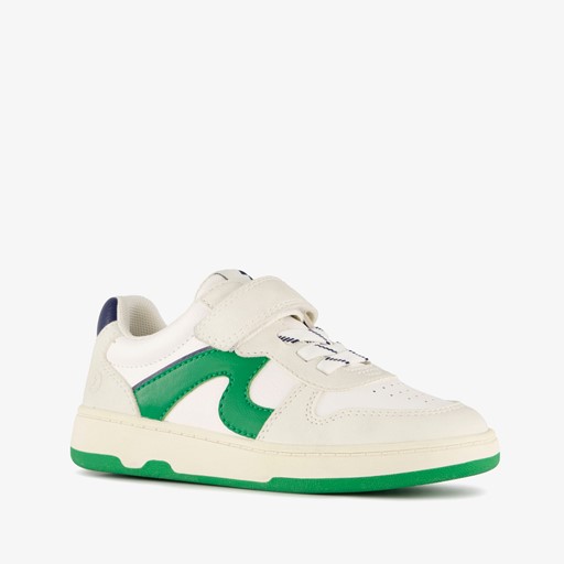 Jongens sneakers wit groen