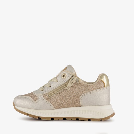 Meisjes sneakers goudkleurig