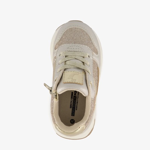 Meisjes sneakers goudkleurig