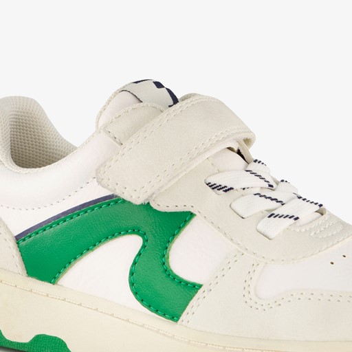 Jongens sneakers wit groen