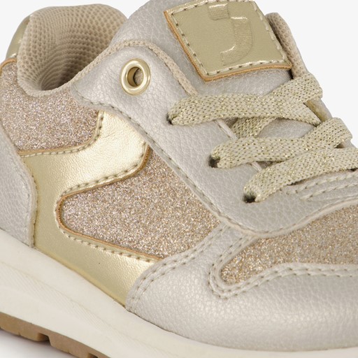 Meisjes sneakers goudkleurig