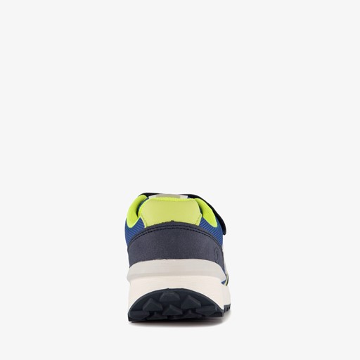 Jongens sneakers blauw geel