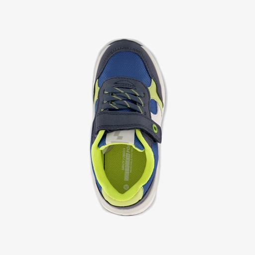Jongens sneakers blauw geel