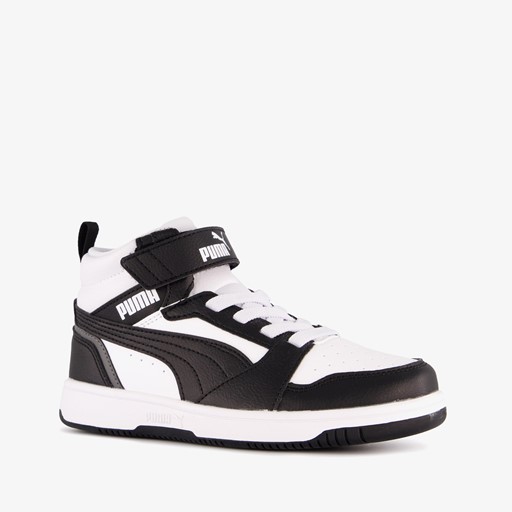 Rebound V6 Mid jongens sneakers zwart wit