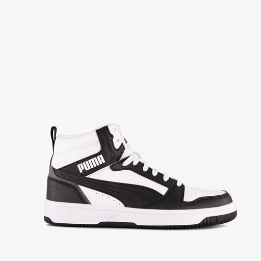 Rebound V6 Mid jongens sneakers zwart wit