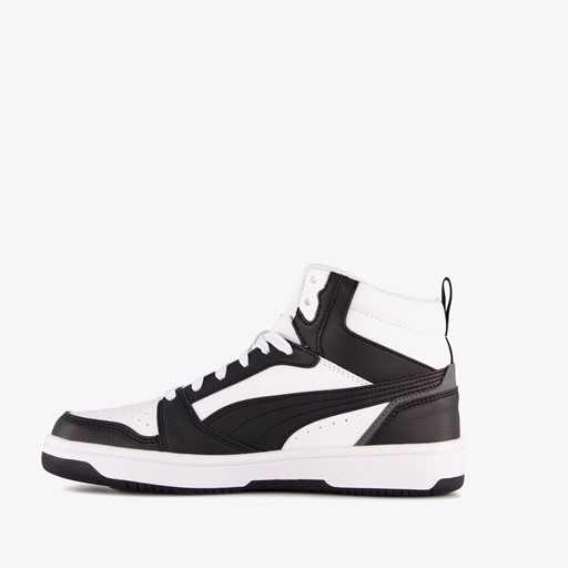 Rebound V6 Mid jongens sneakers zwart wit