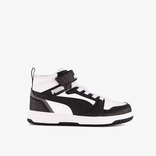 Rebound V6 Mid jongens sneakers zwart wit