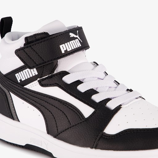 Rebound V6 Mid jongens sneakers zwart wit