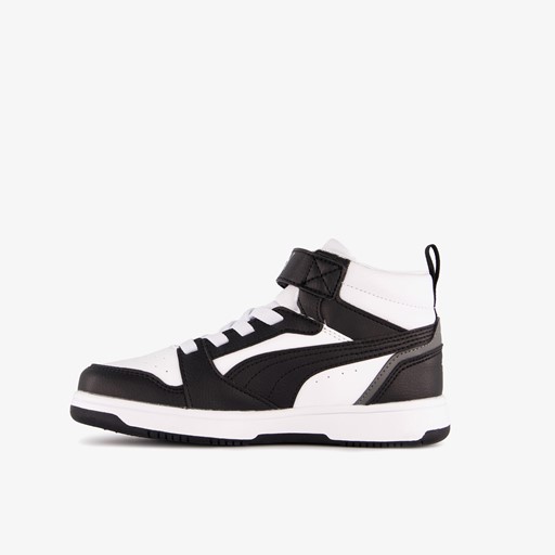 Rebound V6 Mid jongens sneakers zwart wit