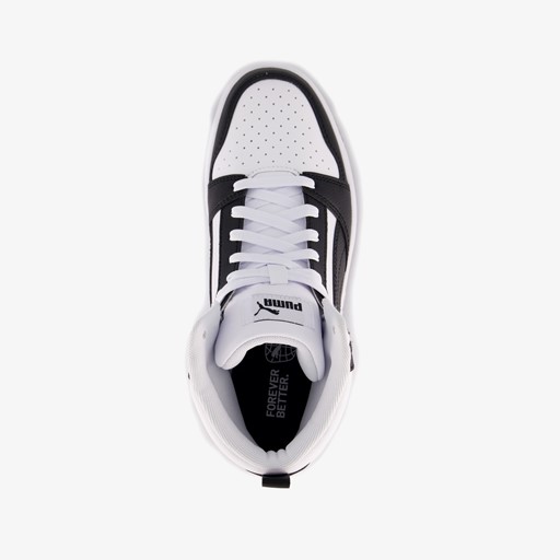 Rebound V6 Mid jongens sneakers zwart wit