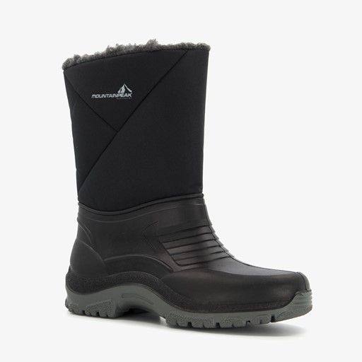 Gevoerde heren snowboots zwart