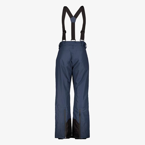 Heren skibroek met bretels blauw