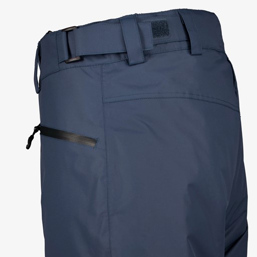 Heren skibroek met bretels blauw