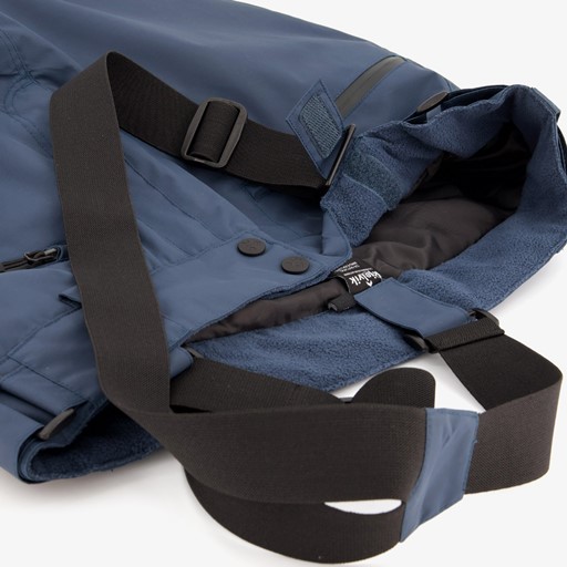 Heren skibroek met bretels blauw