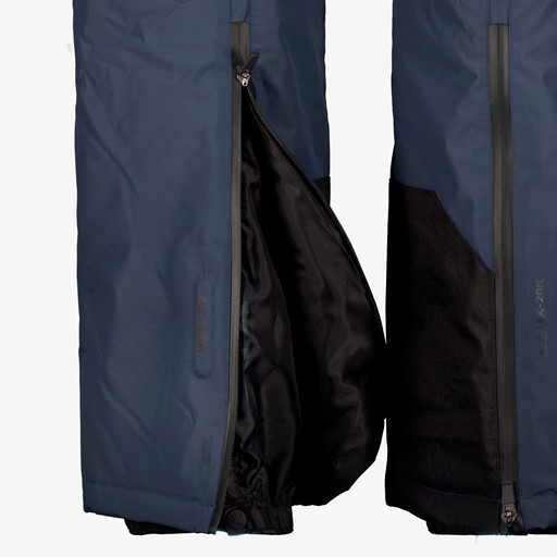 Heren skibroek met bretels blauw