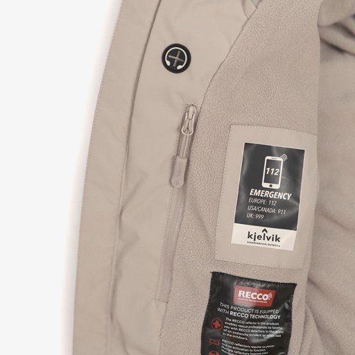 Dames ski-jas beige