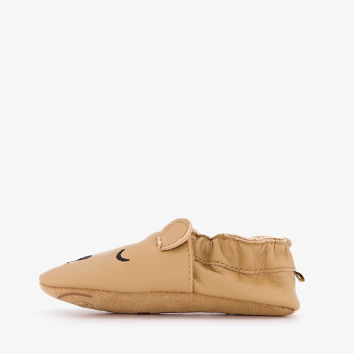 Leren babyschoenen met berensnuitje