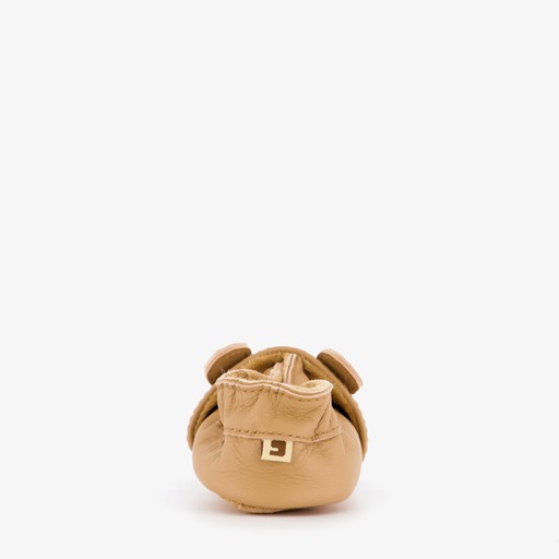 Leren babyschoenen met berensnuitje