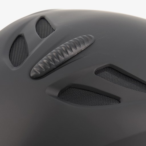 Heren dames skihelm zwart