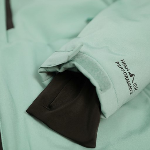 Heren softshell ski-jas lichtblauw