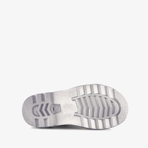 Gevoerde kinder regenlaarzen zilver