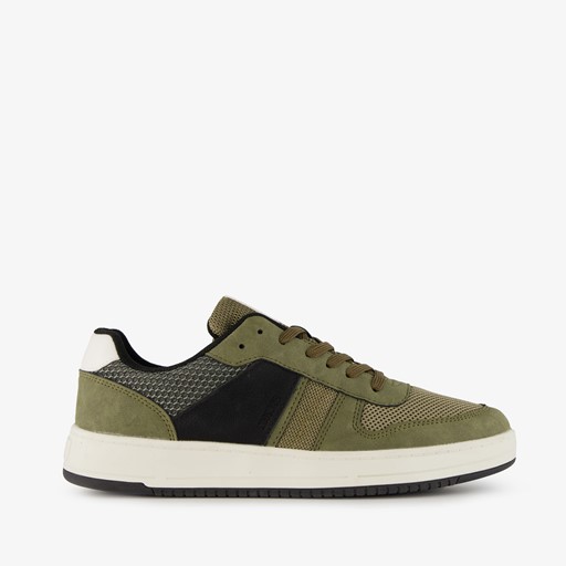 Heren sneakers groen zwart