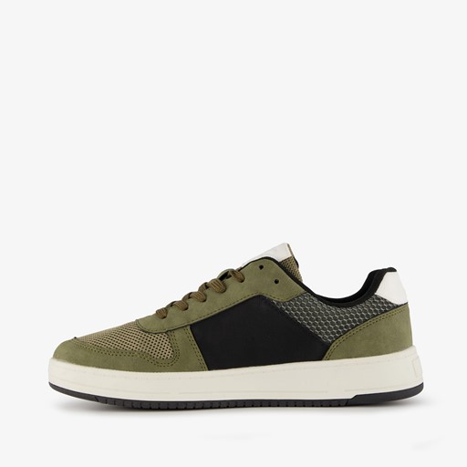 Heren sneakers groen zwart