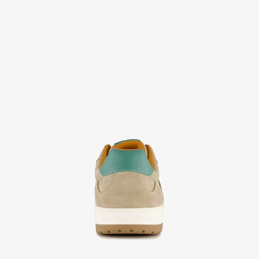 Heren sneakers beige groen