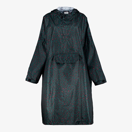 Regenponcho met luipaardprint