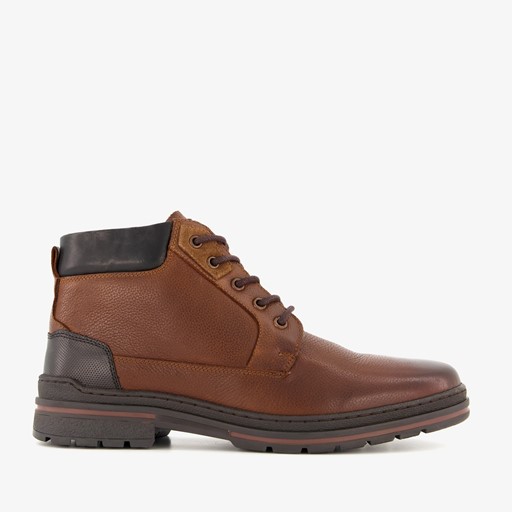 Leren heren veterschoenen bruin