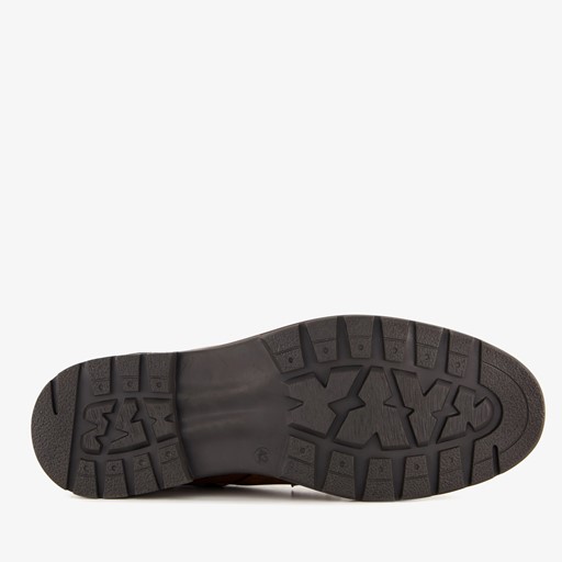 Leren heren veterschoenen bruin