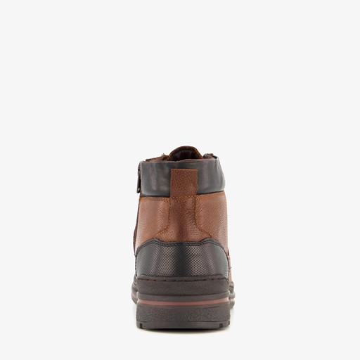 Leren heren veterschoenen bruin