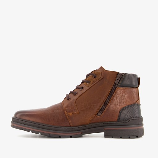 Leren heren veterschoenen bruin
