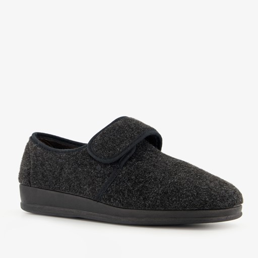 Heren pantoffels grijs