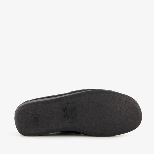 Heren pantoffels grijs