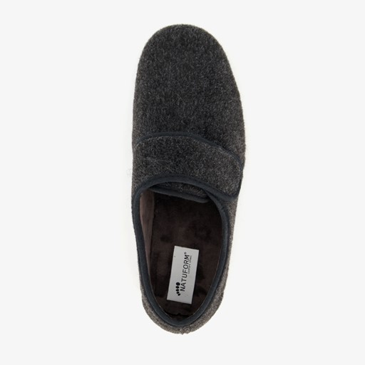 Heren pantoffels grijs