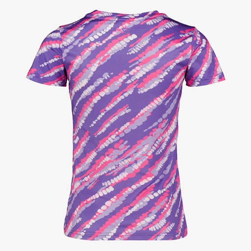 Dry meisjes sport T-shirt paars met print