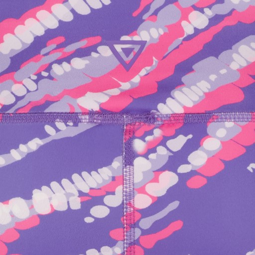 Meisjes sportlegging paars met print